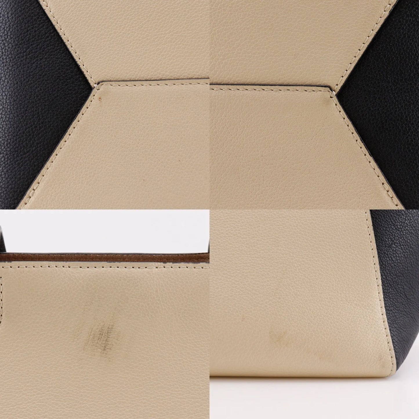 Louis Vuitton Lockme Cabas Leather, Beige, Leather, Tote Bag