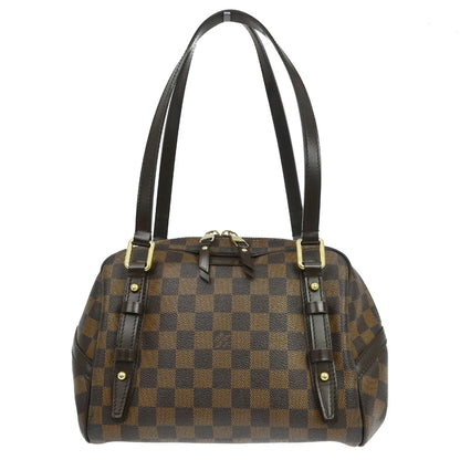 Louis Vuitton Rivington Satchel Damier, Brown, Canvas, Shoulder Bag