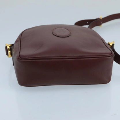cartier Must de Cartier Leather, Burgundy, Leather, Shoulder Bag