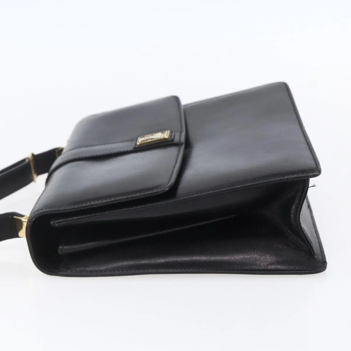 Burberry Nova Check Shoulder Bag Leather, Black, Leather, Shoulder Bag
