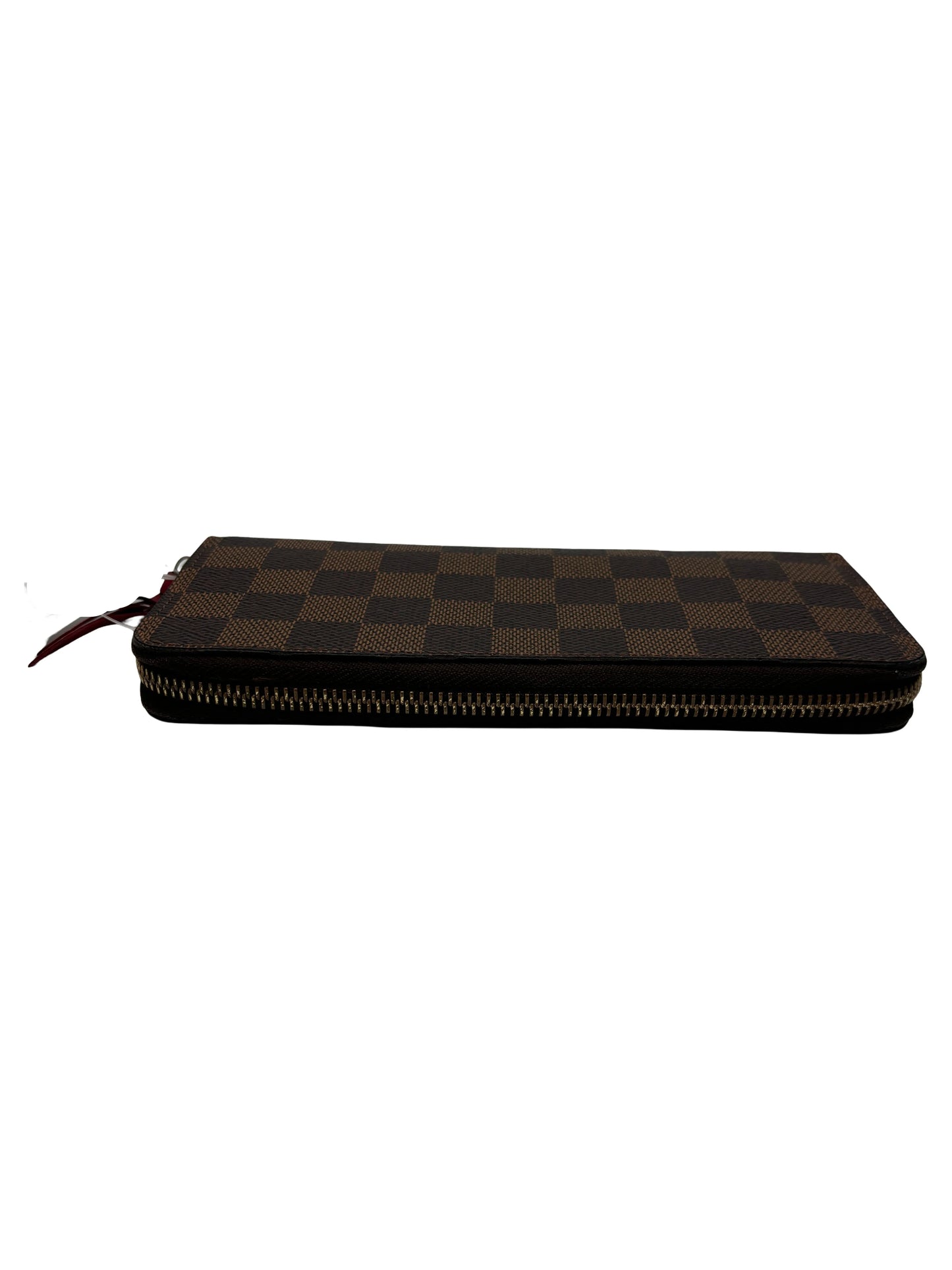Louis Vuitton Clemence Damier Ébène, Brown, Canvas, Wallet