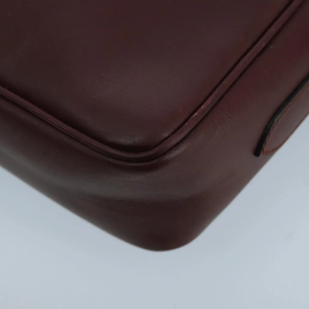 cartier Must de Cartier Leather, Burgundy, Leather, Shoulder Bag