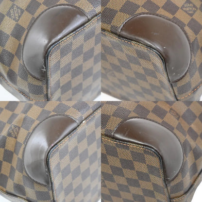 Louis Vuitton Hampstead Damier, Brown, Canvas, Tote Bag