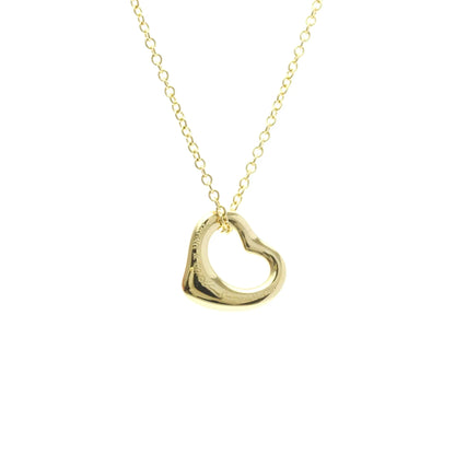 Tiffany & Co. Elsa Peretti Open Heart Pendant 18K Yellow Gold, Gold, Yellow Gold, Necklace