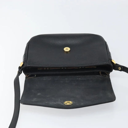 Burberry Vintage Leather, Black, Leather, Shoulder Bag