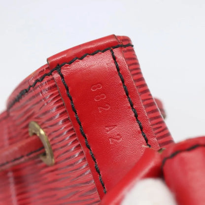 Louis Vuitton Petit Noe NM Epi Leather, Red, Leather, Shoulder Bag