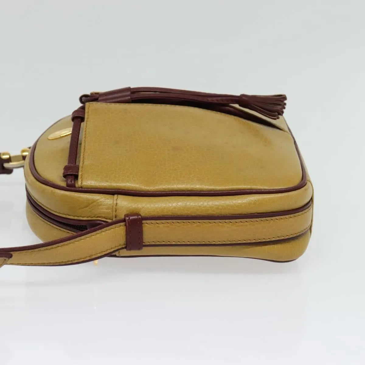 cartier Tasseled Must de Cartier Leather, Beige, Leather, Shoulder Bag