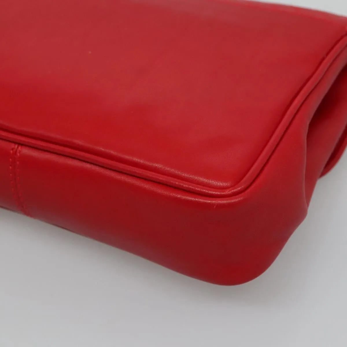 Celine Vintage Leather, Red, Leather, Shoulder Bag