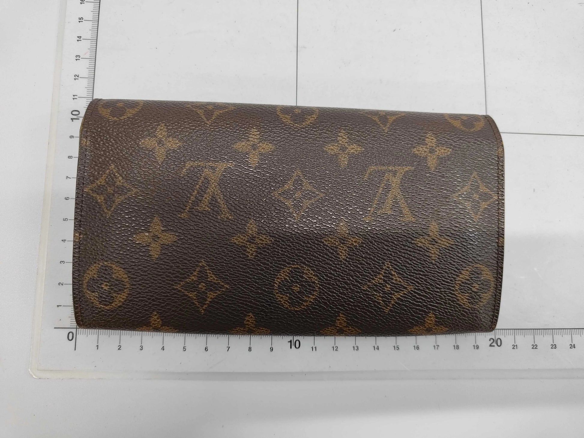 Louis Vuitton Emilie Monogram Canvas, Brown, Calfskin, Wallet