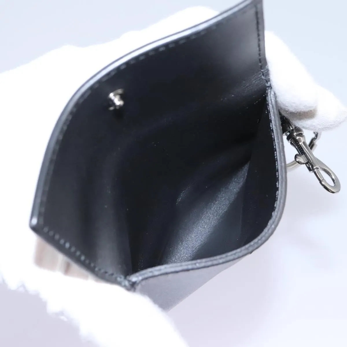 Versace La Greca Leather, Black, Leather, Shoulder Bag