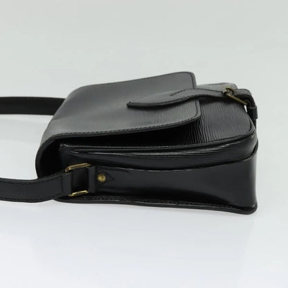 Louis Vuitton Cartouchiere Epi Leather, Black, Leather, Shoulder Bag