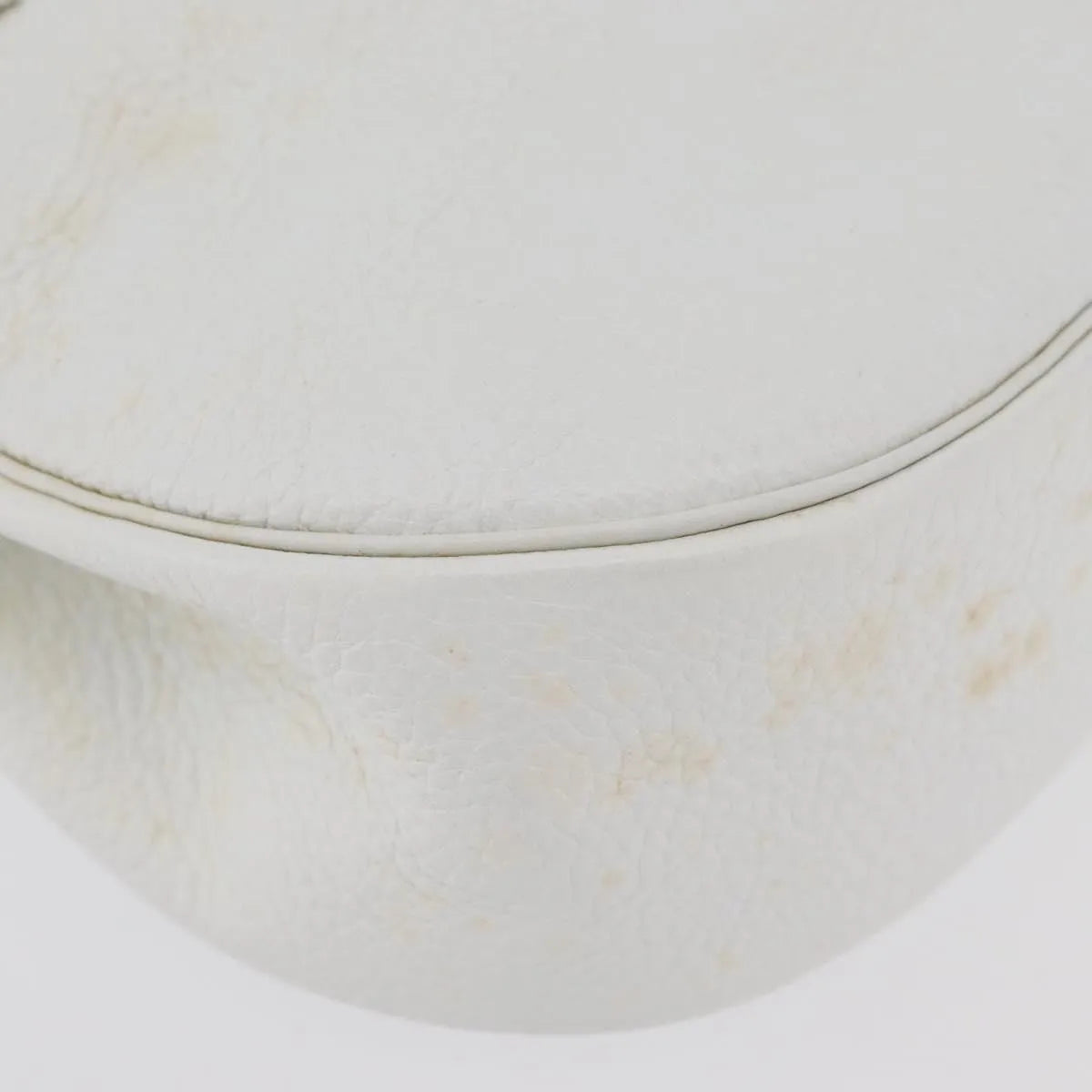 Christian Dior Vintage Leather, White_gold, Leather, Shoulder Bag