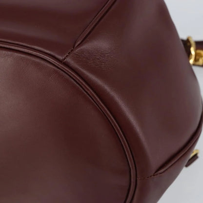 cartier Must de cartier Leather, Burgundy, Leather, Shoulder Bag