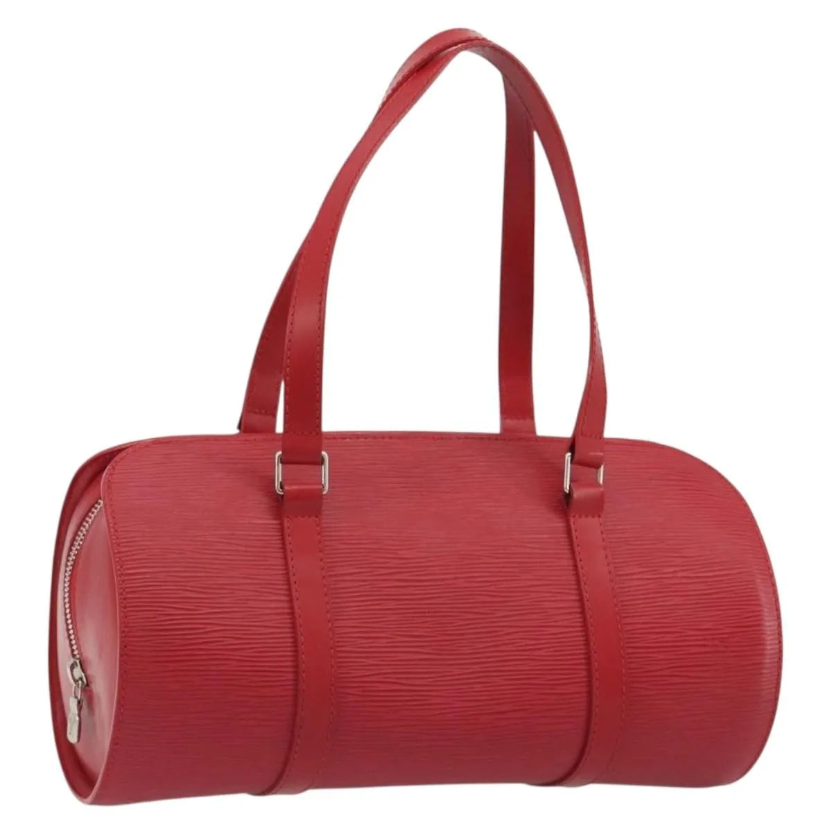 Louis Vuitton Soufflot Epi Leather, Red, Leather, Handbag