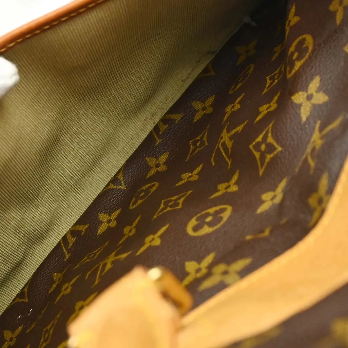 Louis Vuitton Bowling Vanity Printed Tuffetage with Leather, Brown, Canvas, Handbag