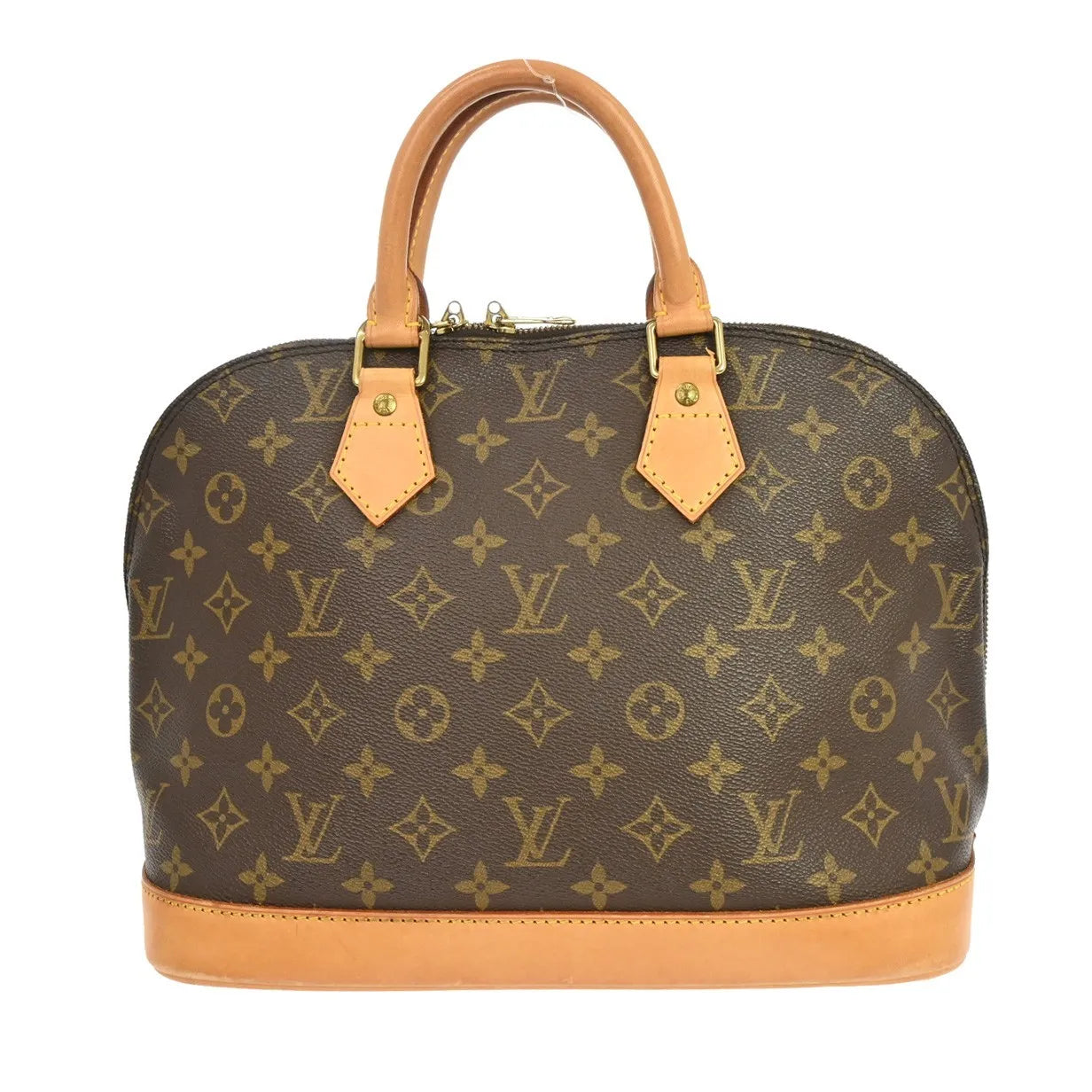 Louis Vuitton Vintage Alma Monogram Canvas, Brown, Canvas, Handbag