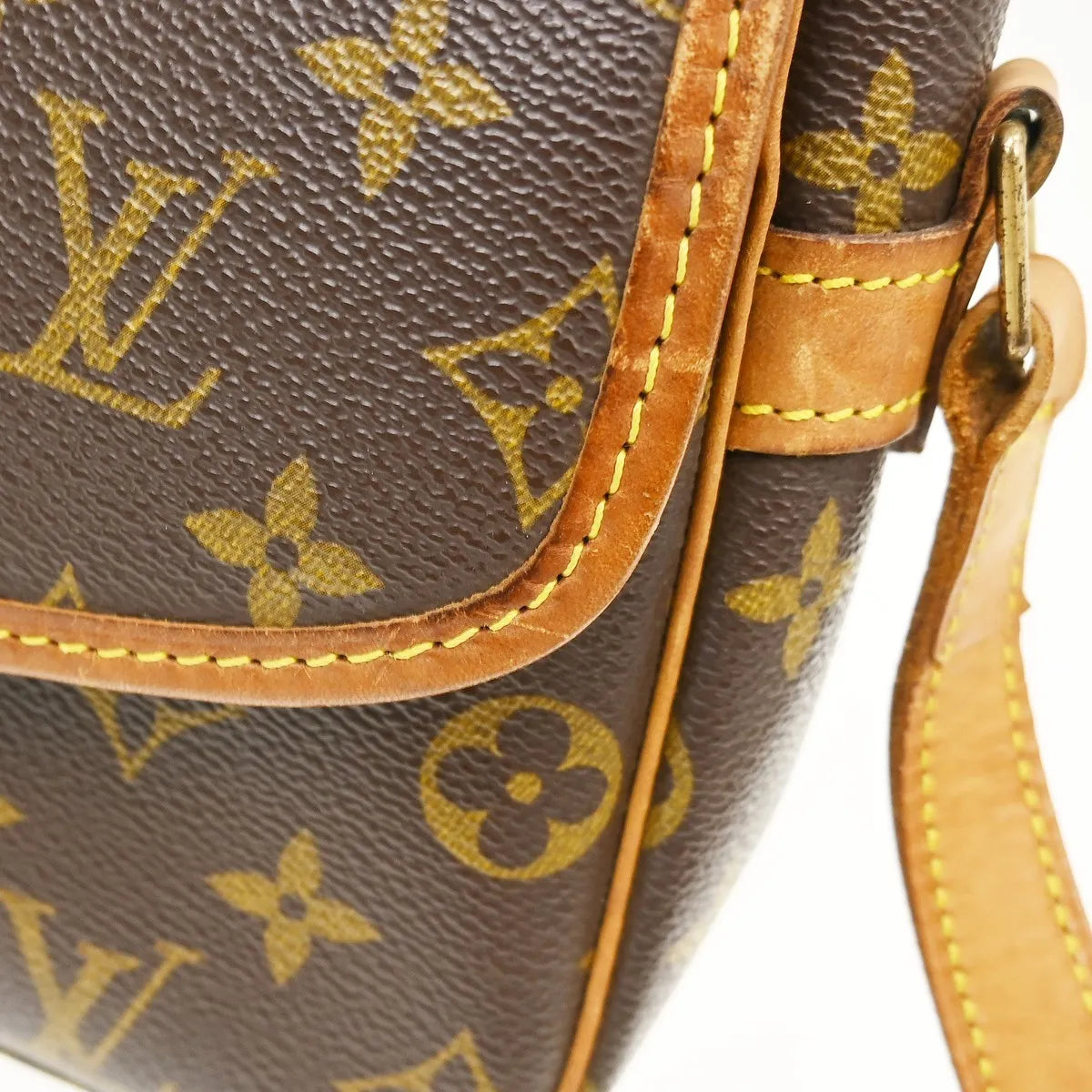 Louis Vuitton Sologne Monogram Canvas, Brown, Canvas, Shoulder Bag