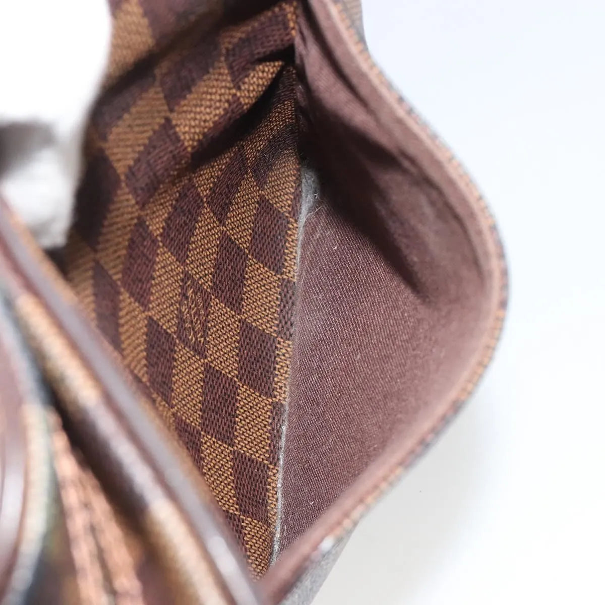 Louis Vuitton Olav Damier, Brown, Canvas, Shoulder Bag