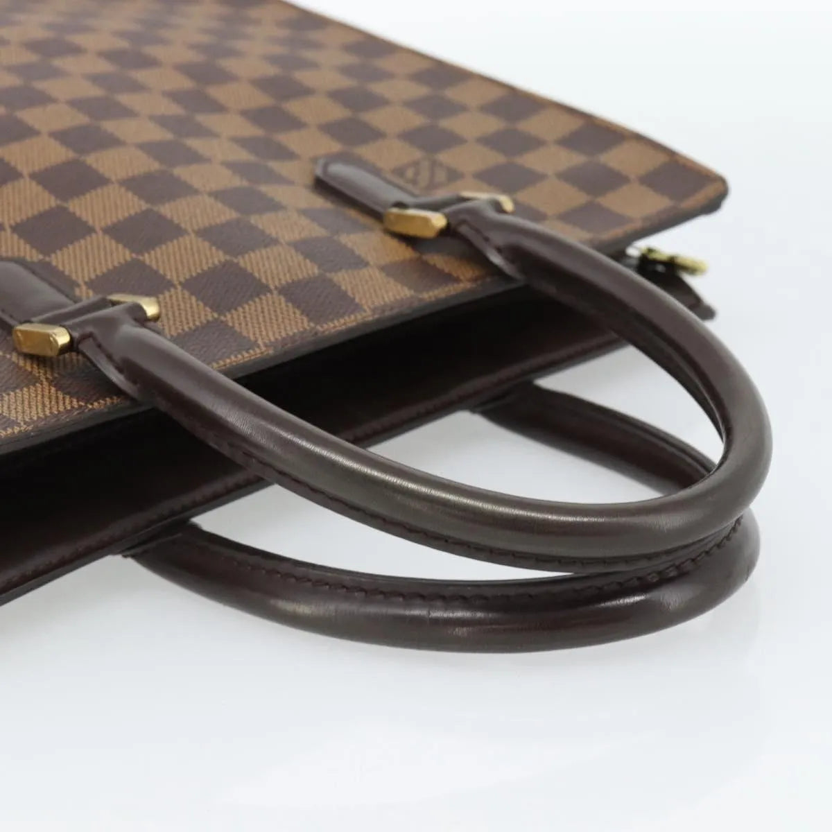 Louis Vuitton Venice Sac Plat Damier, Brown, Canvas, Tote Bag