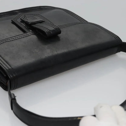 Saint Laurent Vintage Leather, Black, Leather, Handbag