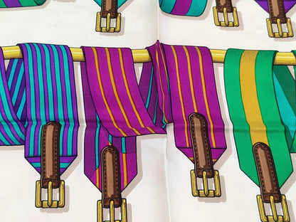 Hermes Carré 90 Silk multicolor, Multicolour, Silk, Scarf