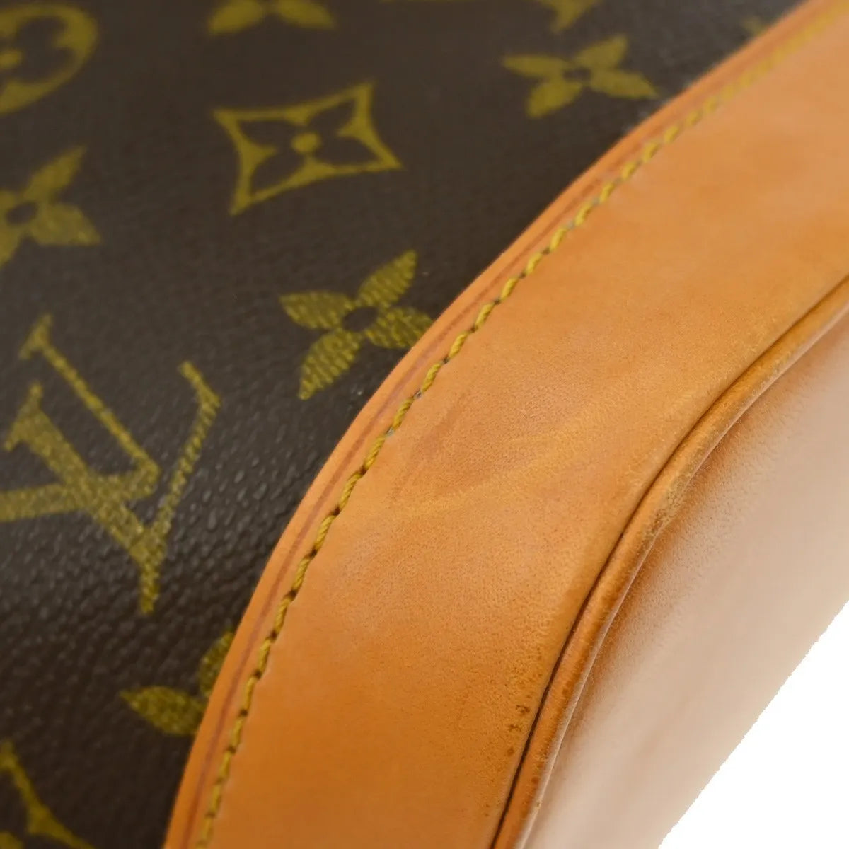 Louis Vuitton Vintage Alma Monogram Canvas, Brown, Canvas, Handbag