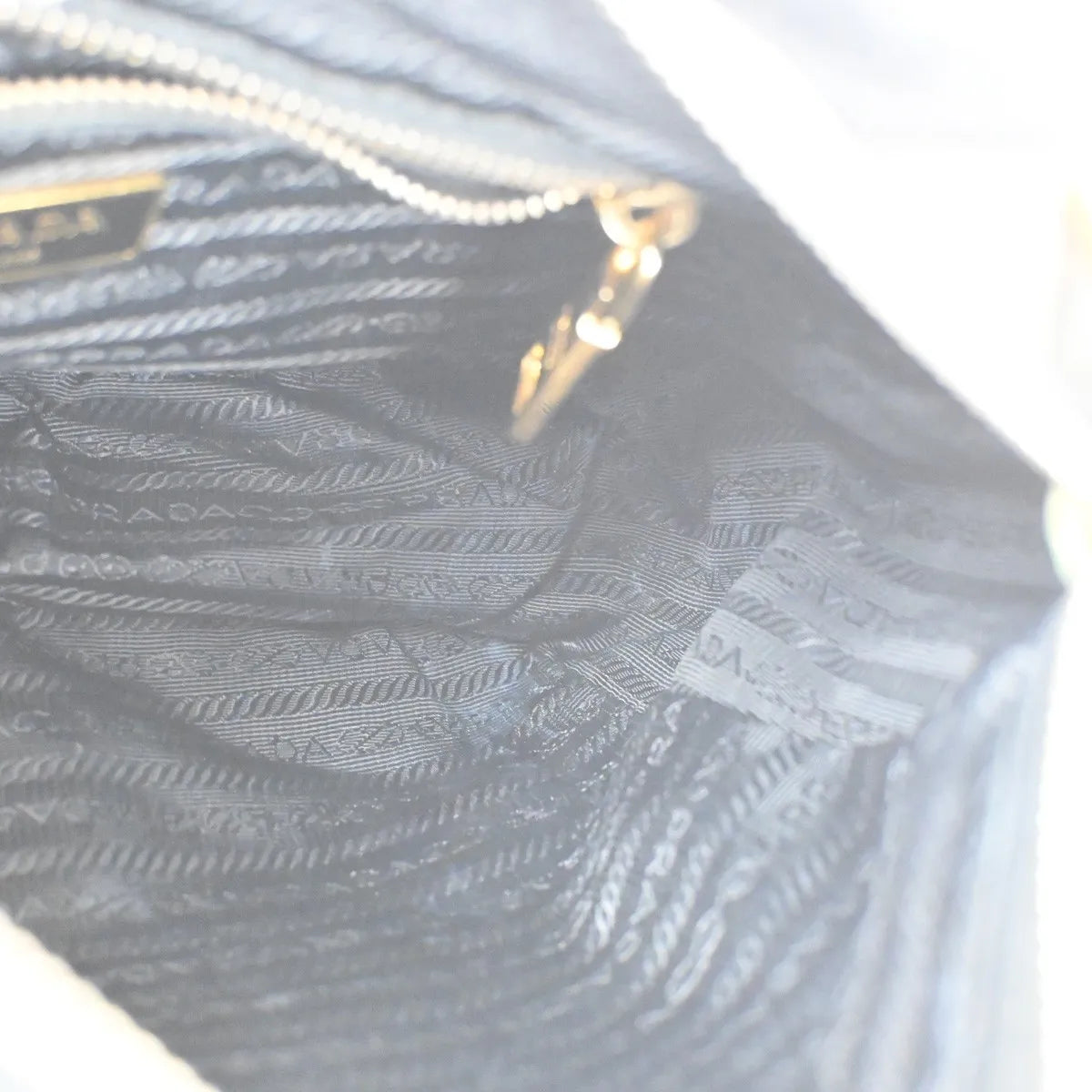Prada Buckle Messenger Tessuto, Black, Nylon, Shoulder Bag