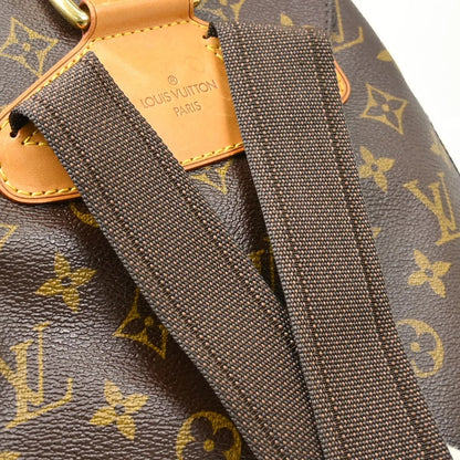 Louis Vuitton Vintage Montsouris Monogram Canvas, Brown, Canvas, Backpack