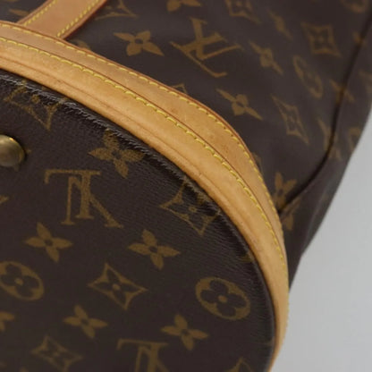 Louis Vuitton Bucket Monogram Canvas, Brown, Canvas, Tote Bag