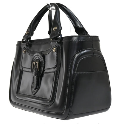 Celine Boogie Satchel Leather, Black, Leather, Tote Bag