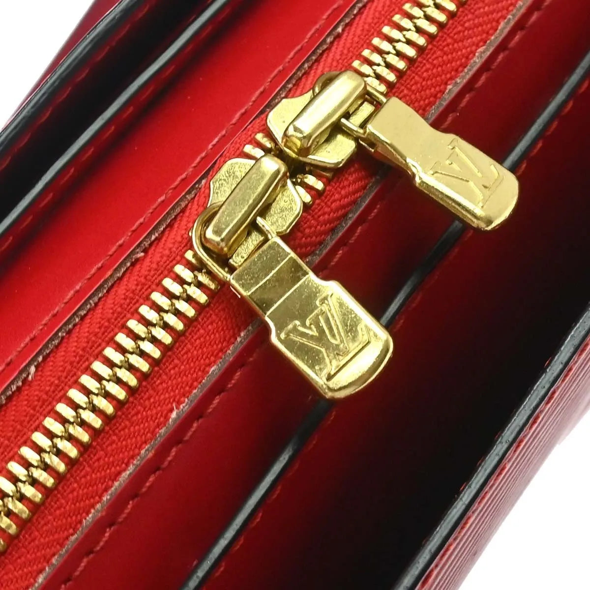 Louis Vuitton Pont Neuf Epi, Red, Leather, Handbag