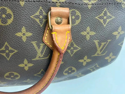 Louis Vuitton Speedy Monogram Canvas, Brown, Canvas, Handbag