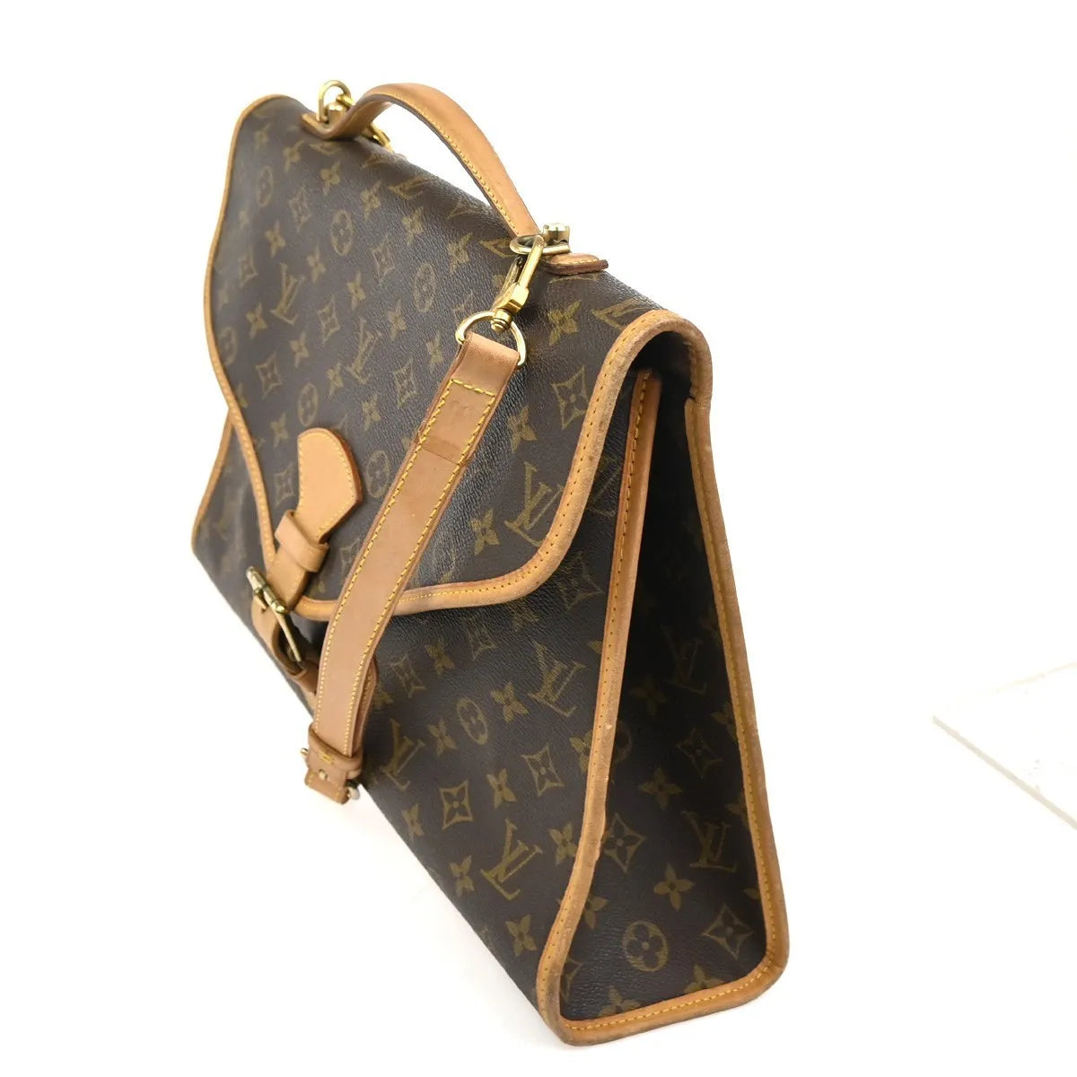 Louis Vuitton Beverly Monogram Canvas, Brown, Canvas, Briefcase