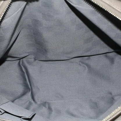 Louis Vuitton Naxos Leather, Gray, Leather, Shoulder Bag