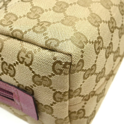 Gucci Zip Around Bowling GG Canvas, Beige, Canvas, Handbag