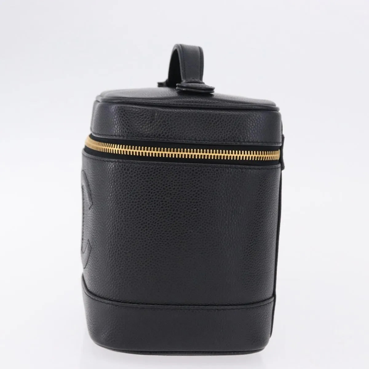 Chanel Vintage Timeless Vanity Case Caviar, Black, Calfskin, Handbag