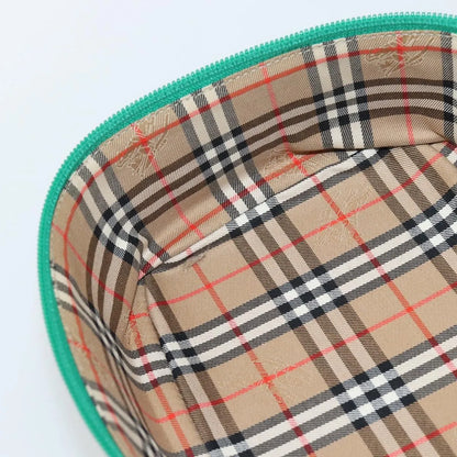 Burberry Vanity Leather, Green, Leather, Clutch