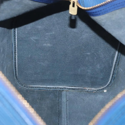 Louis Vuitton Keepall Epi Leather, Blue, Leather, Travel Bag