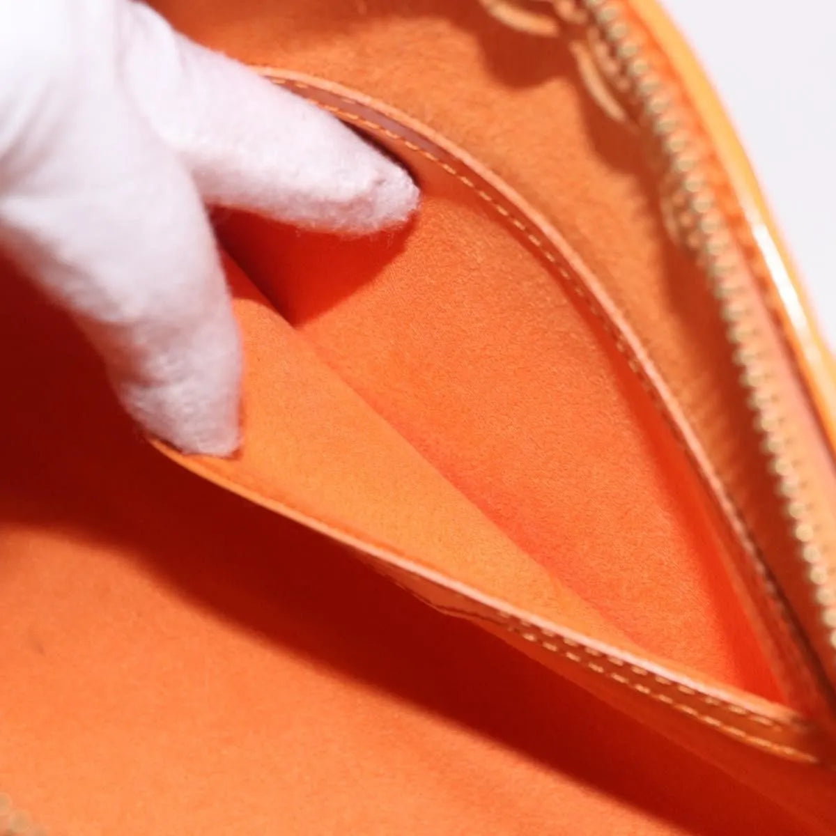 Louis Vuitton Soufflot Epi Leather, Orange, Leather, Handbag