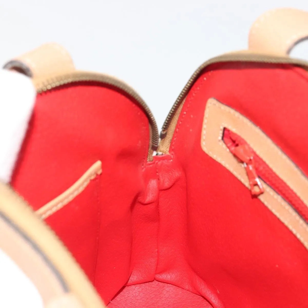 Celine Vintage Leather, Beige, Leather, Shoulder Bag