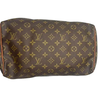 Louis Vuitton Speedy Monogram Canvas, Brown, Canvas, Handbag