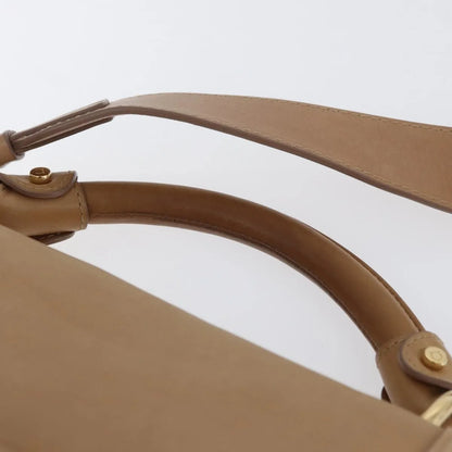 Salvatore Ferragamo Suzanna Satchel Smooth Leather, Beige, Leather, Handbag