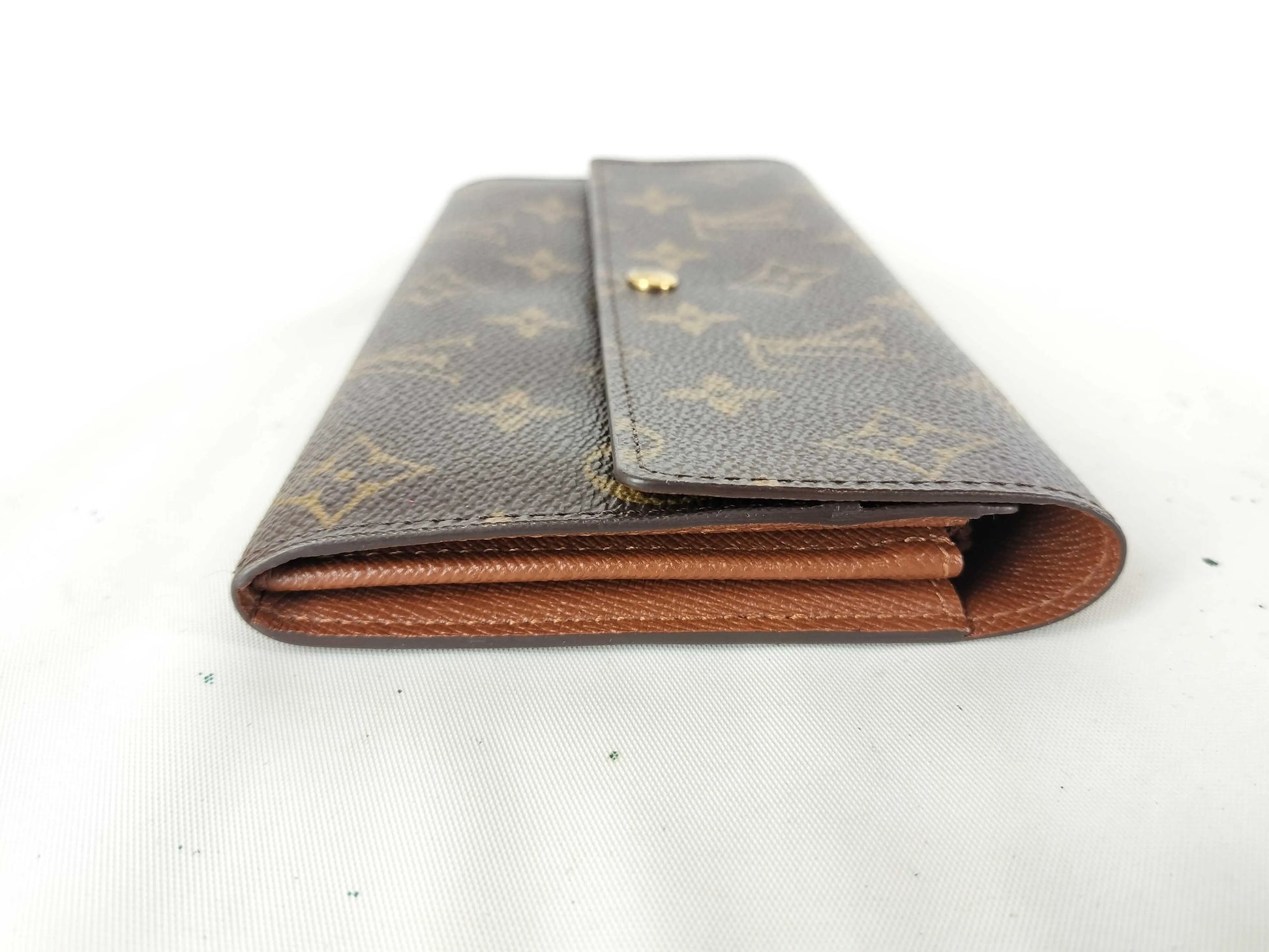 Louis Vuitton Emilie Monogram Canvas, Brown, Canvas, Wallet