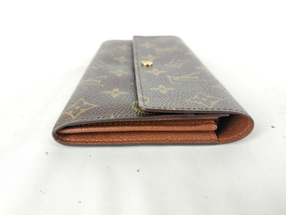 Louis Vuitton Emilie Monogram Canvas, Brown, Canvas, Wallet