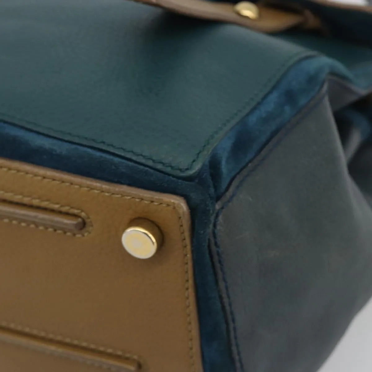 Saint Laurent Tricolor Muse Two Leather, Multicolour, Leather, Handbag