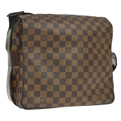 Louis Vuitton Naviglio Damier, Brown, Canvas, Shoulder Bag
