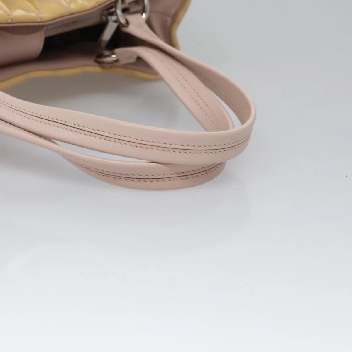 Salvatore Ferragamo Vala Patent leather, Beige, Patent Leather, Handbag