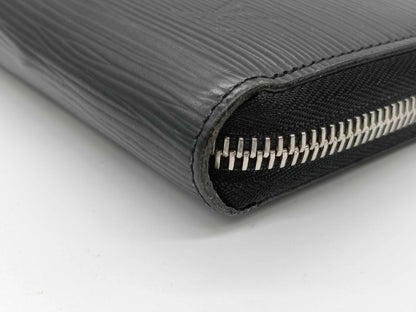 Louis Vuitton Zippy Wallet NM Epi Leather, Black, Leather, Wallet