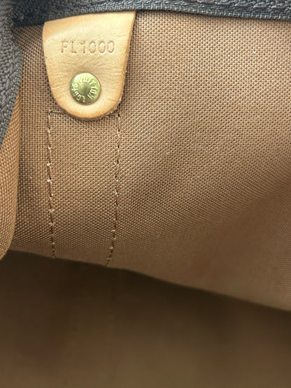 Louis Vuitton Keepall Monogram Canvas, Brown, Canvas, Travel Bag