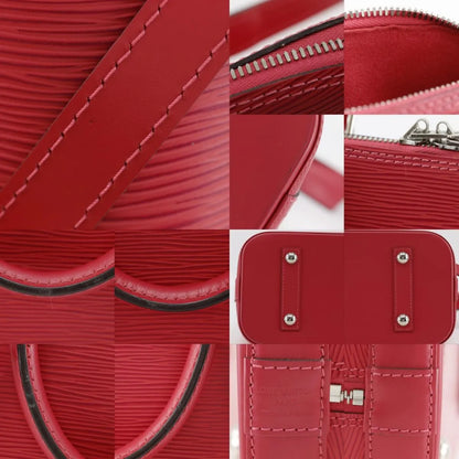 Louis Vuitton Alma Epi, Red, Leather, Handbag